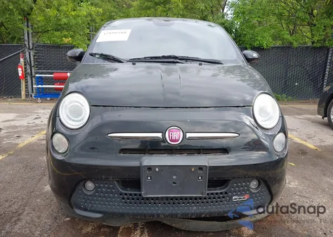 2015 Fiat 500E Battery Electric из США, поврежденный, VIN 3C3CFFGE4FT689654